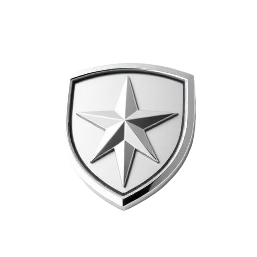 Custom logo chrome badge