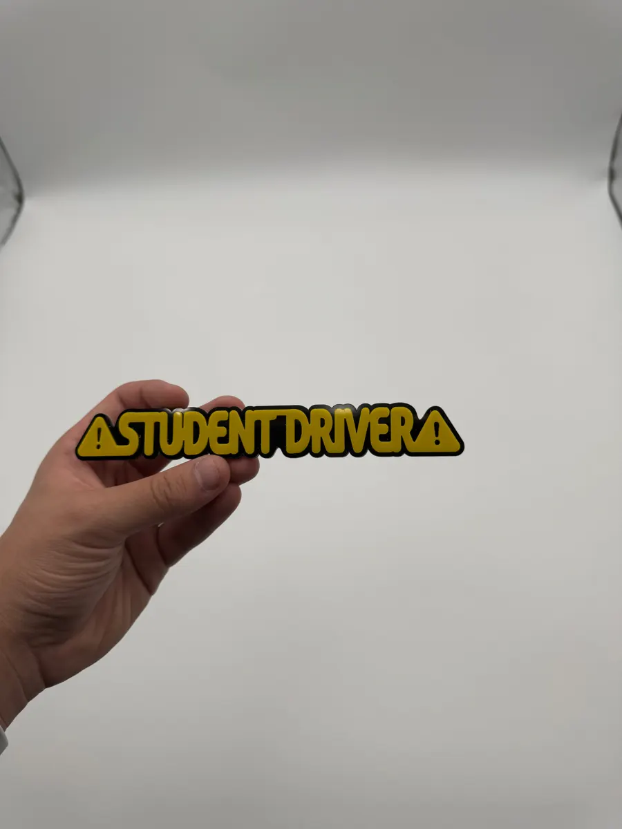 Finished STUDENT DRIVER badge